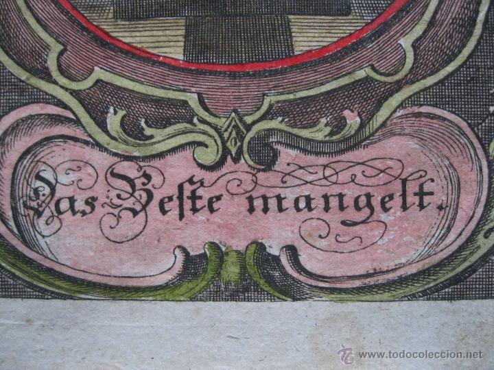 Arte: Emblema barroco: Reloj de sol I,1680 - Foto 5