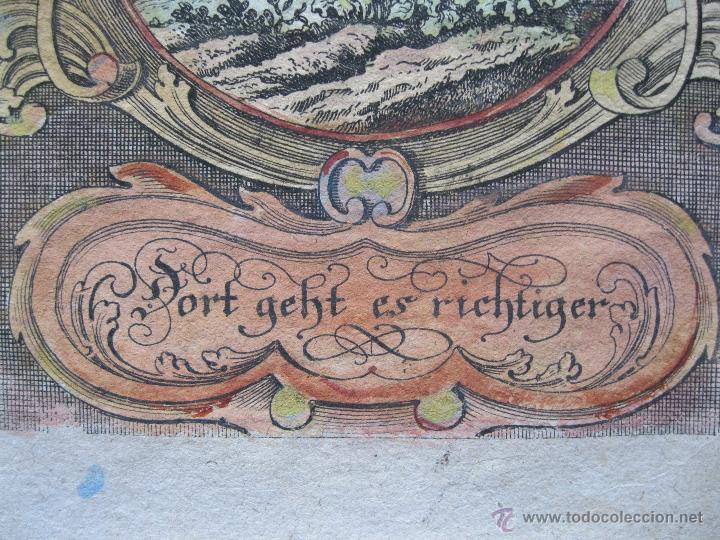 Arte: Emblema barroco: Reloj de sol II,1680 - Foto 4