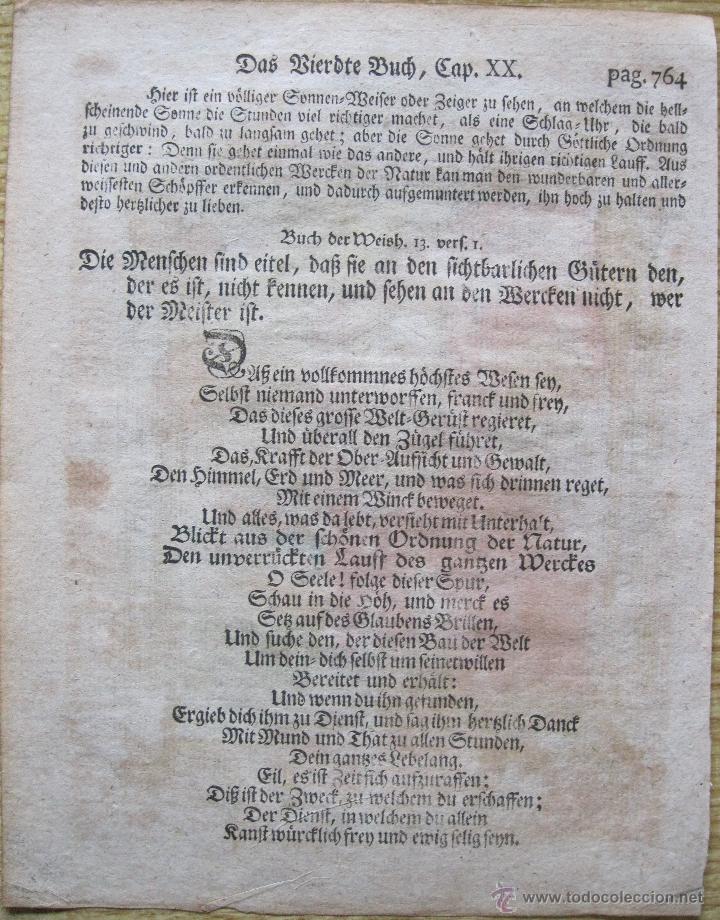 Arte: Emblema barroco: Reloj de sol III,1680 - Foto 6