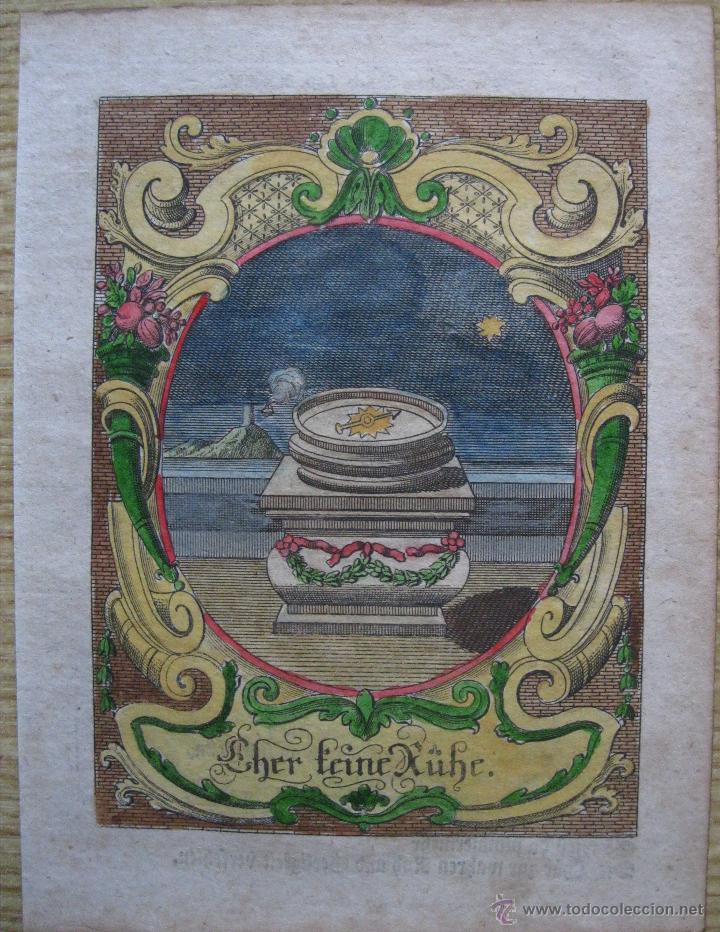 Arte: Emblema barroco: Br&uacute;jula, 1680 - Foto 2