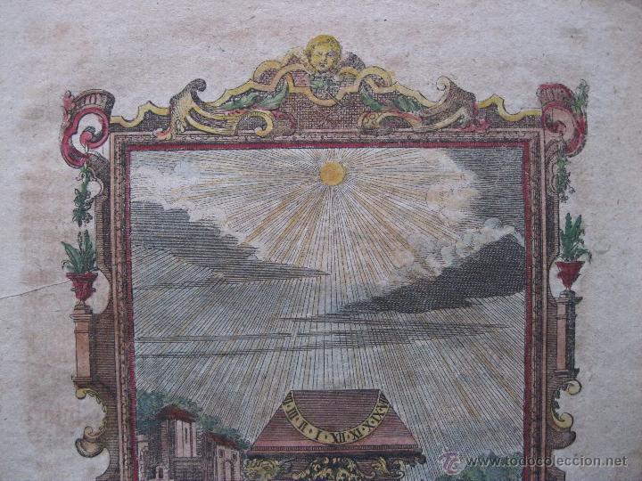 Arte: Emblema barroco: Reloj de sol IV,1680 - Foto 4