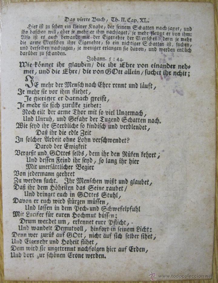 Arte: Emblema barroco: Persiguiendo sombras, 1680 - Foto 5