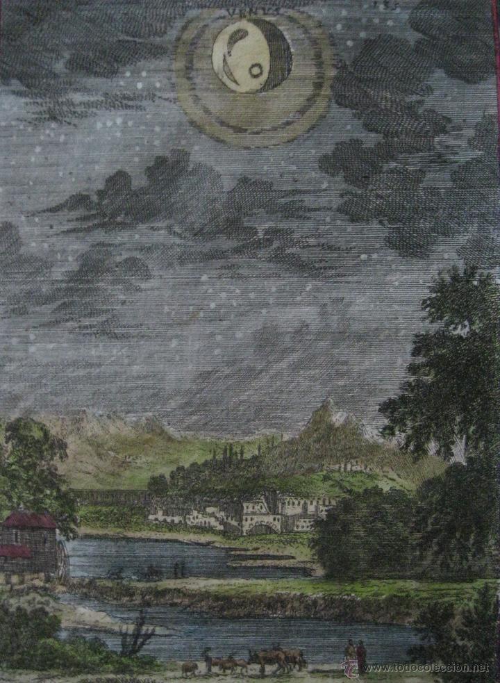 Arte: Astronom&iacute;a celestial, vista de Venus.1685.Mallet - Foto 1