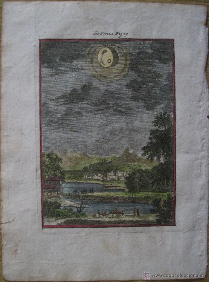 Arte: Astronom&iacute;a celestial, vista de Venus.1685.Mallet - Foto 2