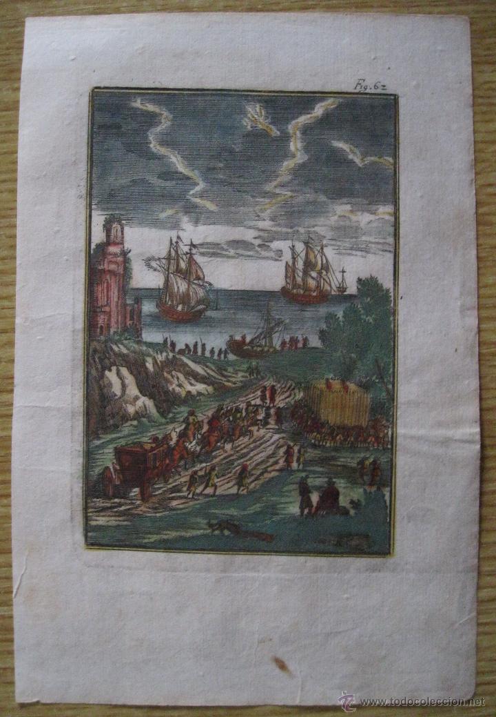 Arte: Vista al mar.1685.Mallet - Foto 3