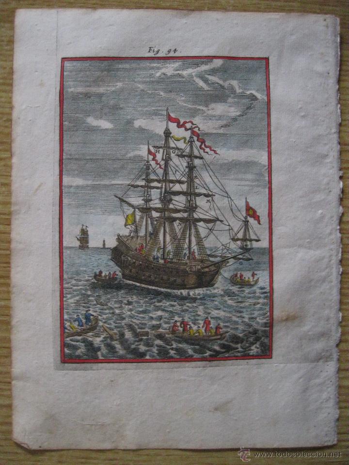 Arte: Gale&oacute;n, buque de guerra I.1685.Mallet - Foto 2