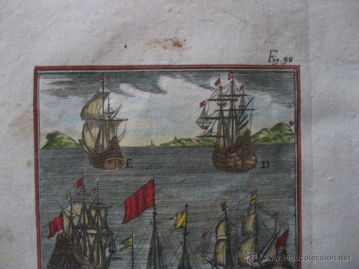 Arte: Gale&oacute;n, buque de guerra III.1685.Mallet - Foto 4