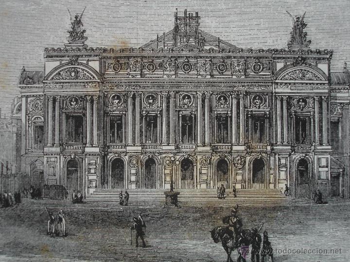 Art: PARIS NUEVO TEATRO DE LA OPERA 1871