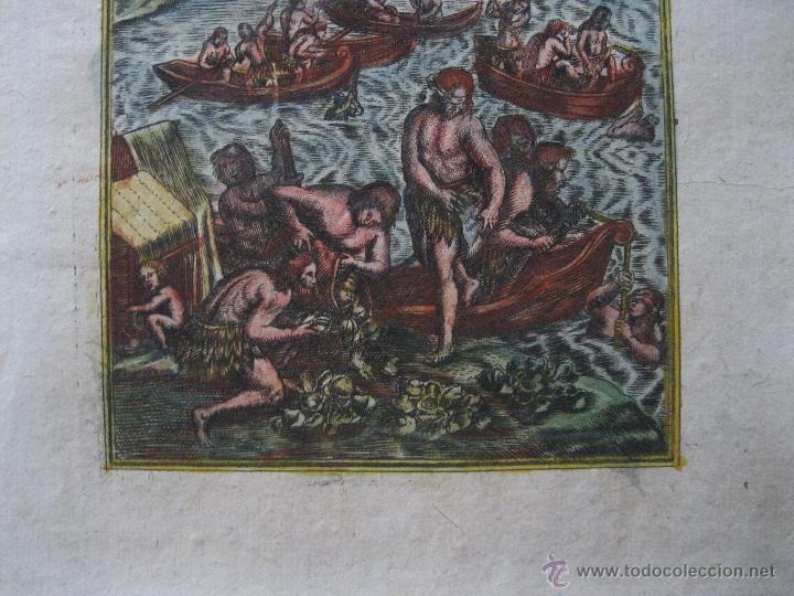Arte: Pescadores de perlas, 1719.Mallet - Foto 5