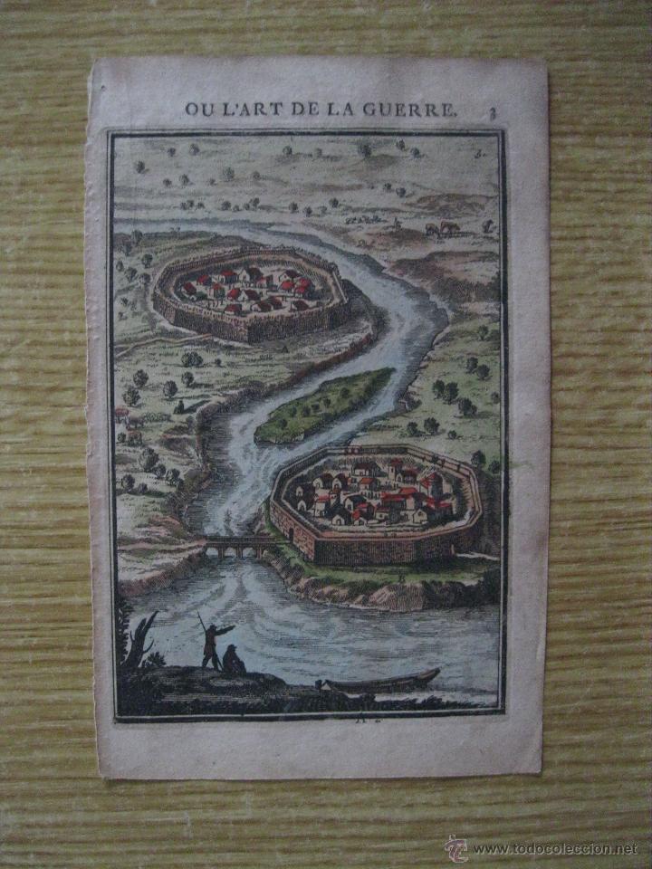 Arte: Ciudades amuralladas, 1696.Mallet - Foto 2