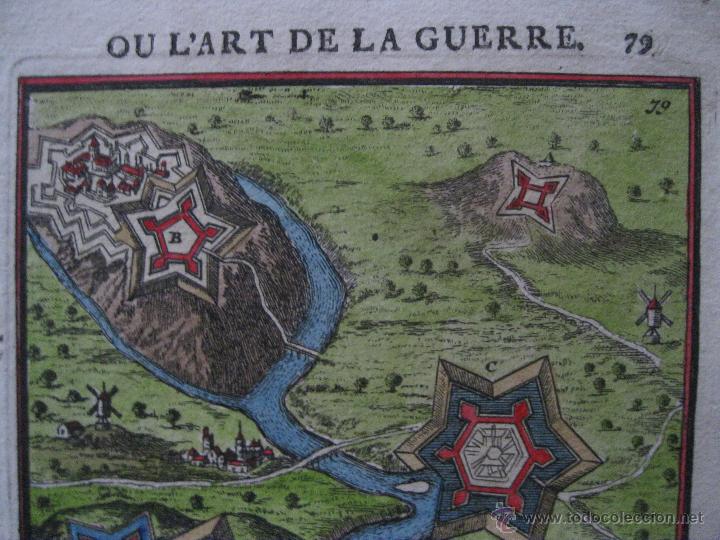 Arte: Fortificaciones de r&iacute;o .1696.Mallet - Foto 3