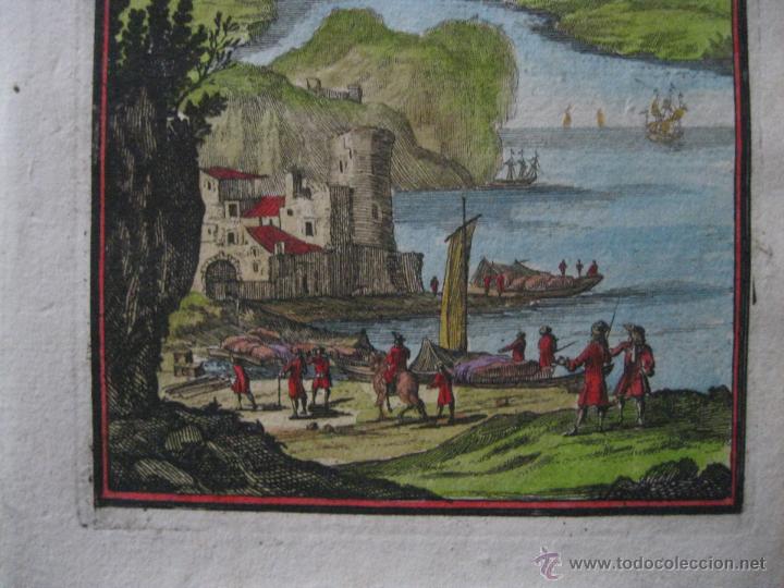 Arte: Ciudad fortificada, 1696.Mallet - Foto 4