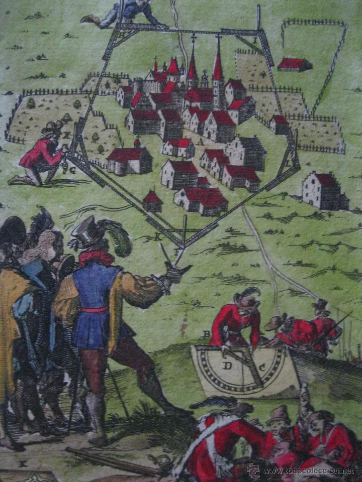 Arte: Trazado de una fortaleza.1696.Mallet - Foto 1