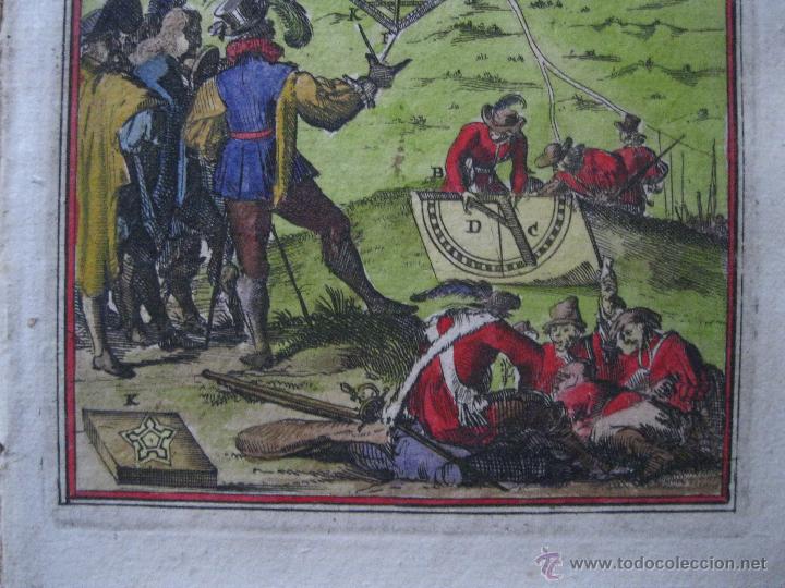 Arte: Trazado de una fortaleza.1696.Mallet - Foto 5