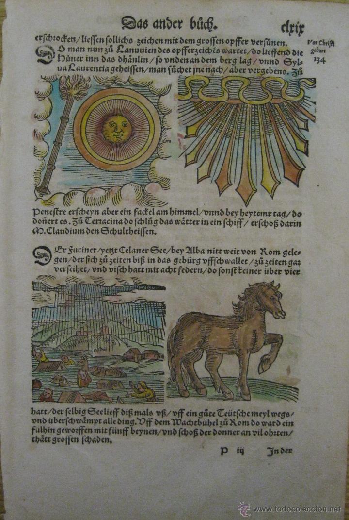 Arte: Augurios y presagios V, Lycosthenes.1557 - Foto 1