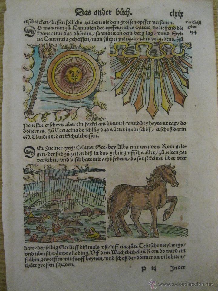 Arte: Augurios y presagios V, Lycosthenes.1557 - Foto 5