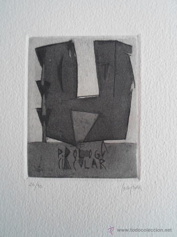 Art: Alejandro Corujeira (Buenos Aires, Argentina 1961) grabado 10x8cms en papel 33x24cms firmado y 22/30