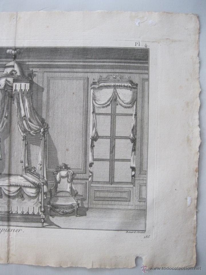 Arte: Oficios. Tapissier VIII. Diderot y DAlembert.1779 - Foto 3