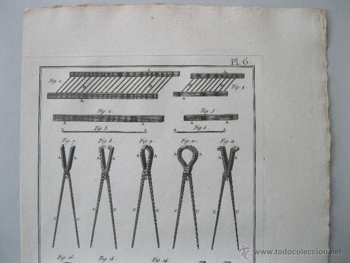 Arte: Oficios. Tabletier Cornetier,Outils I. Diderot y DAlembert.1779 - Foto 3