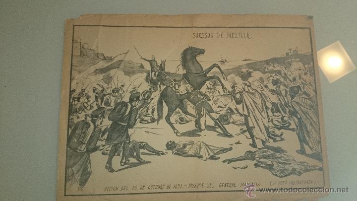 Art: SUCESOS DE MELILLA - ACCION DEL 28 DE OCTUBRE DE 1893 - MUERTE DEL GENERAL MARGALLO