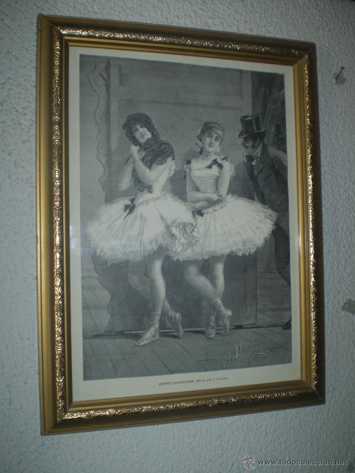 Arte: BAILARINAS GRABADO DE LIBRO - Foto 1