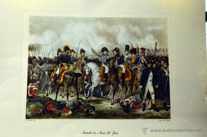 Kunst: grabado batalla de mont st jean