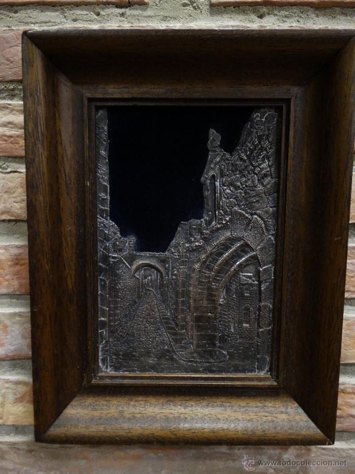 Arte: CUADRO GRABADO EN COBRE EN RELIEVES DE C&Aacute;CERES - Foto 1