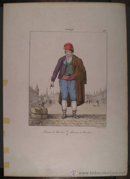 Art: PIGAL, Edme-Jean: FABRICANTE DE BARCELONA. (1825)
