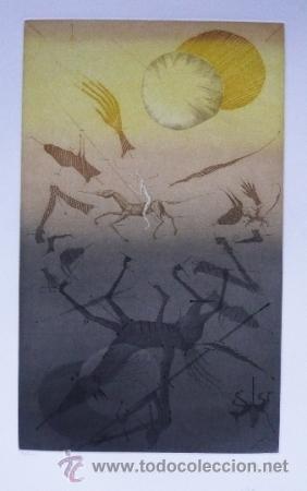 Arte: JOAN PON&Ccedil;, grabado - Foto 1