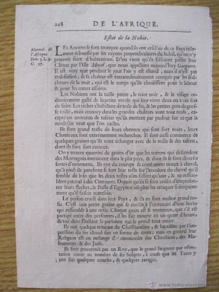 Arte: Camellos africanos, 1683.Mallet - Foto 4