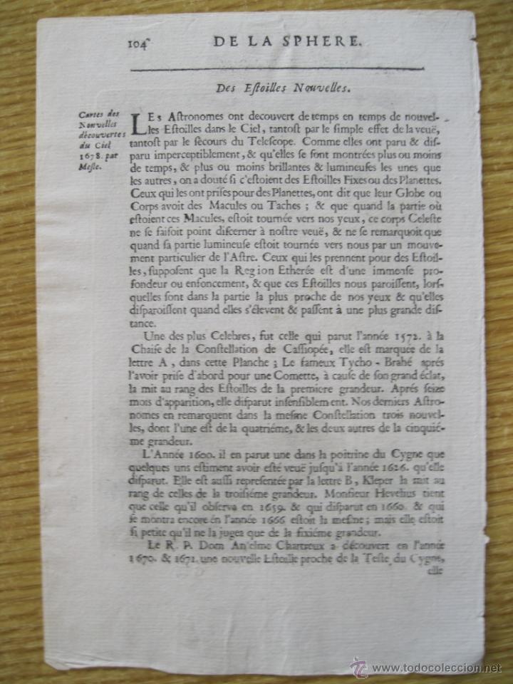 Arte: S&iacute;mbolos astrol&oacute;gicos y ciudad, 1683.Mallet - Foto 4