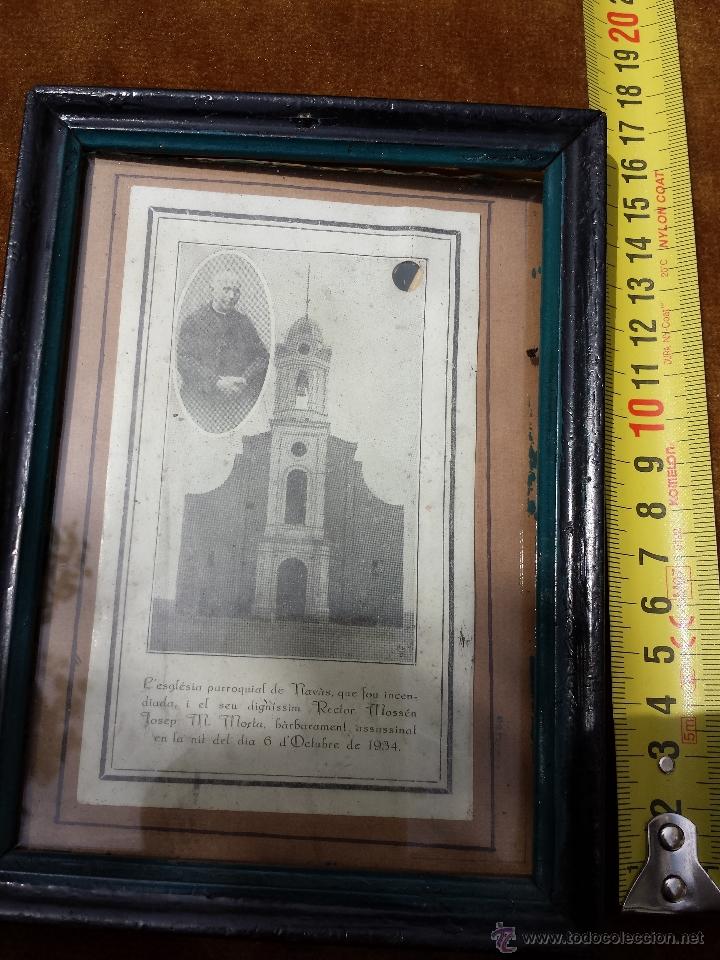 Arte: Grabado antiguo de la iglesia de Navas - Foto 1