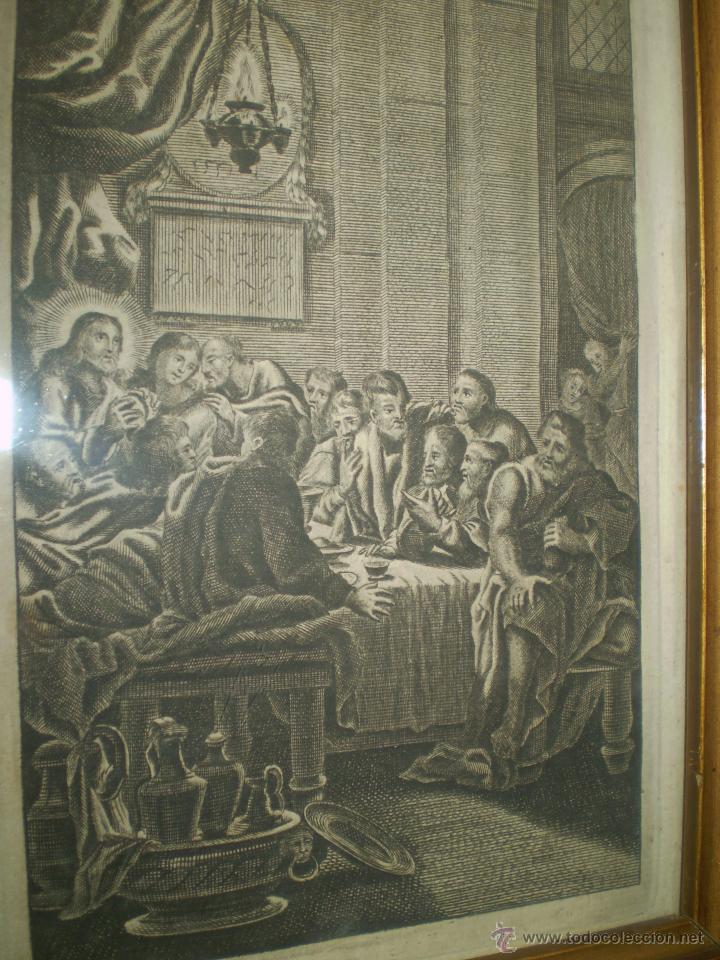 Arte: GRABADO S XVII ULTIMA CENA - Foto 3