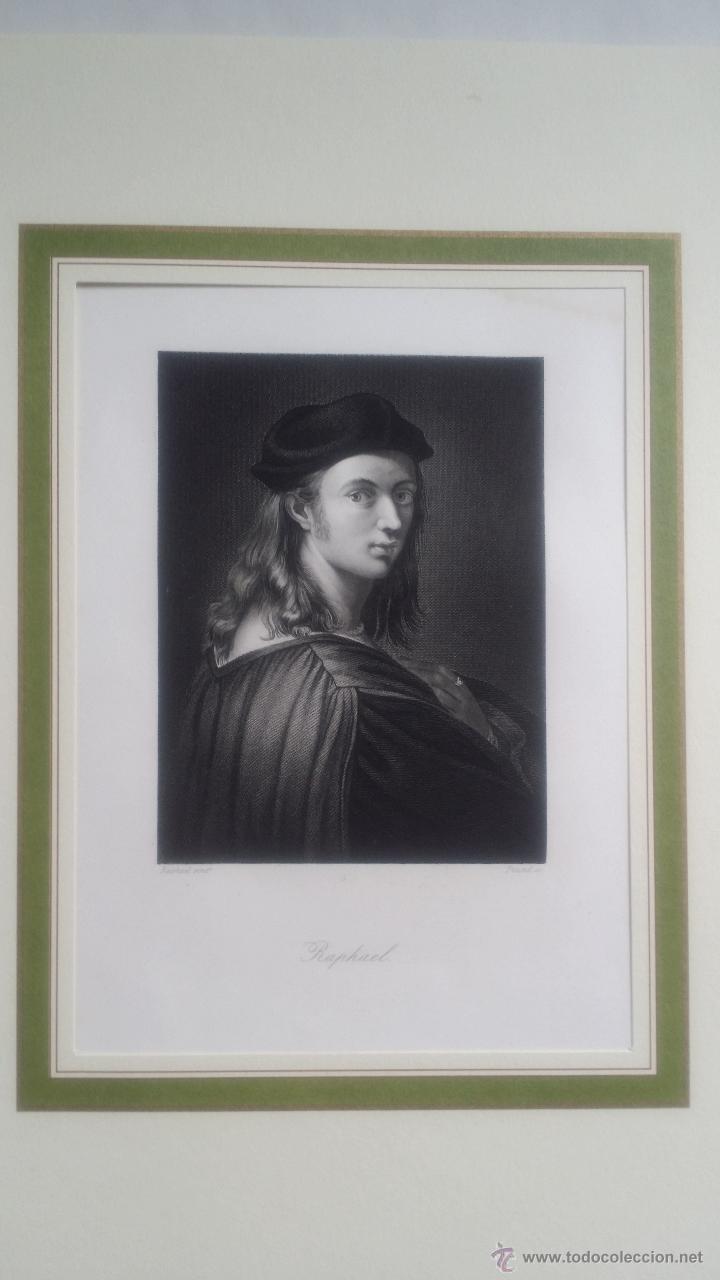 Arte: PAYNE: Raphael / grabado 1850 - Foto 2