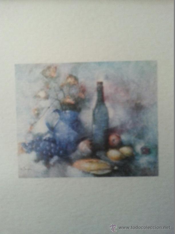 Kunst: GRABADO DE UNA ACUARELA DE A.MAUGERI. COMPOSIZIONE. C/7209. IMPRIME IL GRIFO - MILANO. 16 X 10 CM