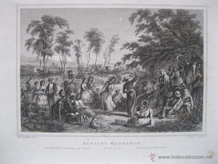 Arte: Danza mexicana, 1860. - Foto 2