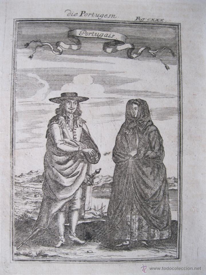 Arte: Pareja portuguesa, 1680. Mallet - Foto 1