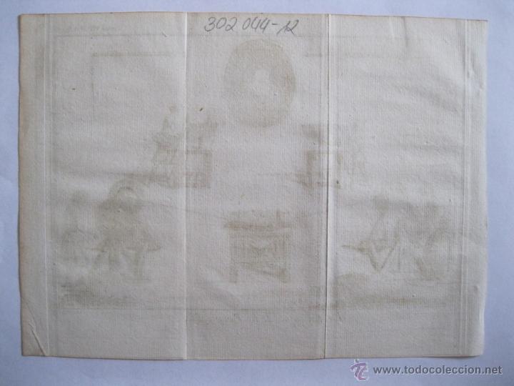 Arte: F&aacute;brica de velas (II), 1747, J.P. Le Bas - Foto 2