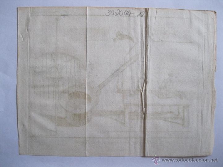 Arte: F&aacute;brica de velas (I), 1747, J. P. Le Bas - Foto 2