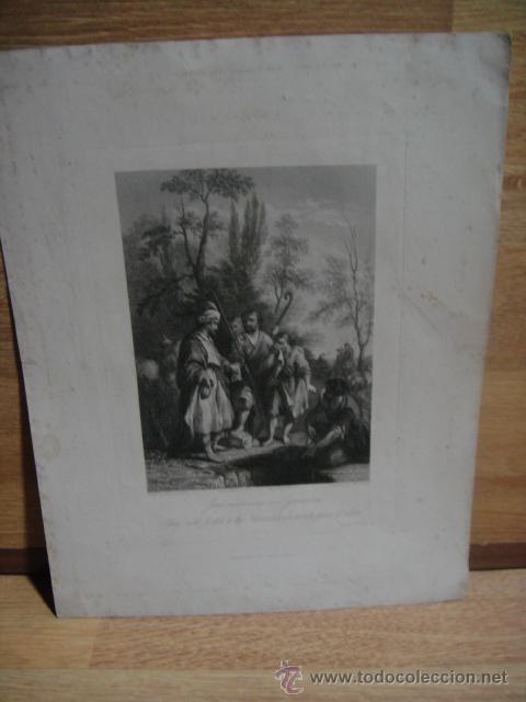 Art: jose vendido a los ismaelitas - dibujado por antonie zucchi - grabado por alf. heath