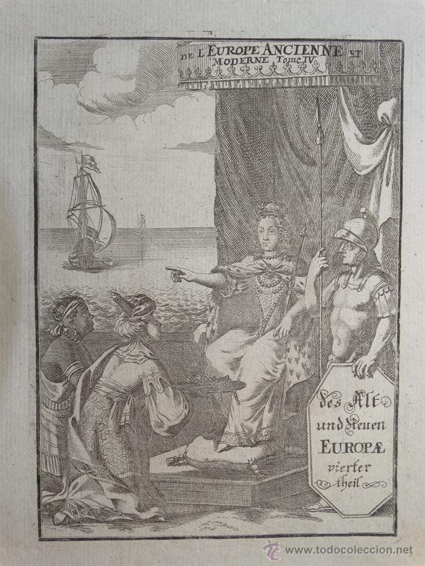 Arte: Frontispicios atlas, 1719. Vogel - Foto 2
