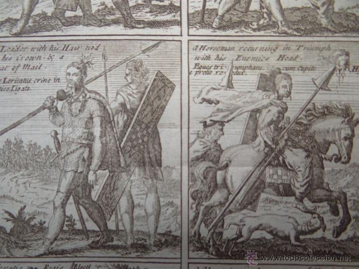 Arte: Antiguos guerreros germanos, 1750. - Foto 3
