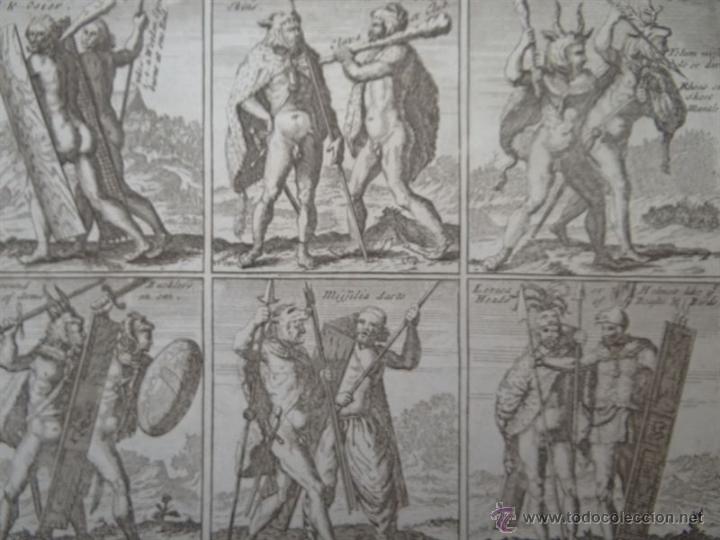 Arte: Antiguos guerreros germanos, 1750. - Foto 4