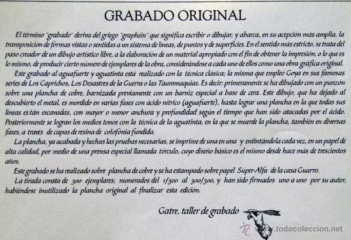 Arte: Grabado de una barca de pesca de J.M&ordf; del Valle Bourgon - Foto 2