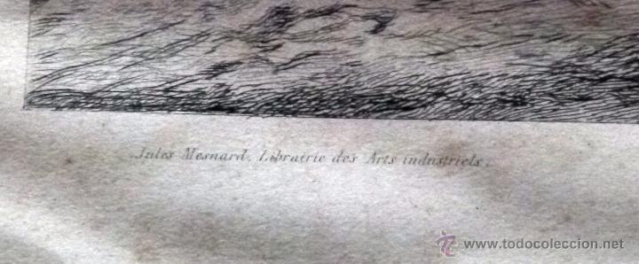 Arte: Antiguo grabado 1868 - Foto 3