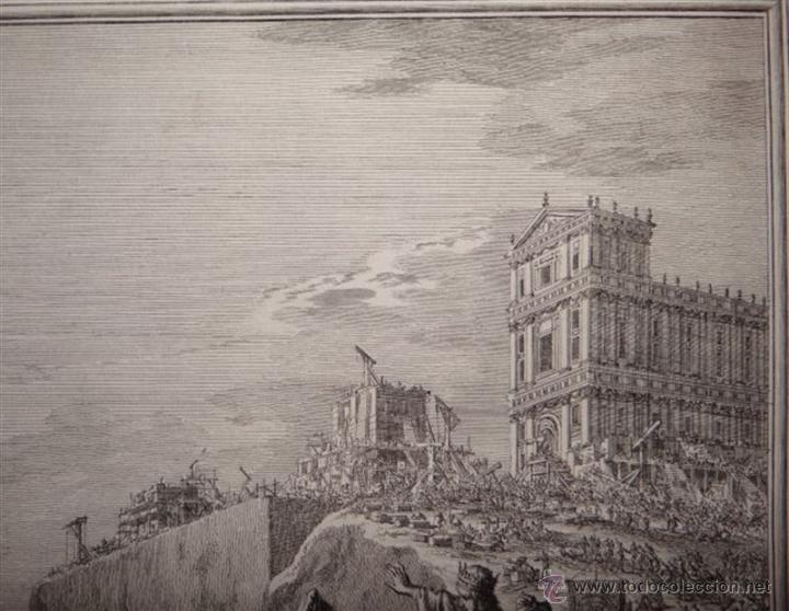 Arte: Construcci&oacute;n del templo del Rey Salom&oacute;n, 1708. Weigel - Foto 3
