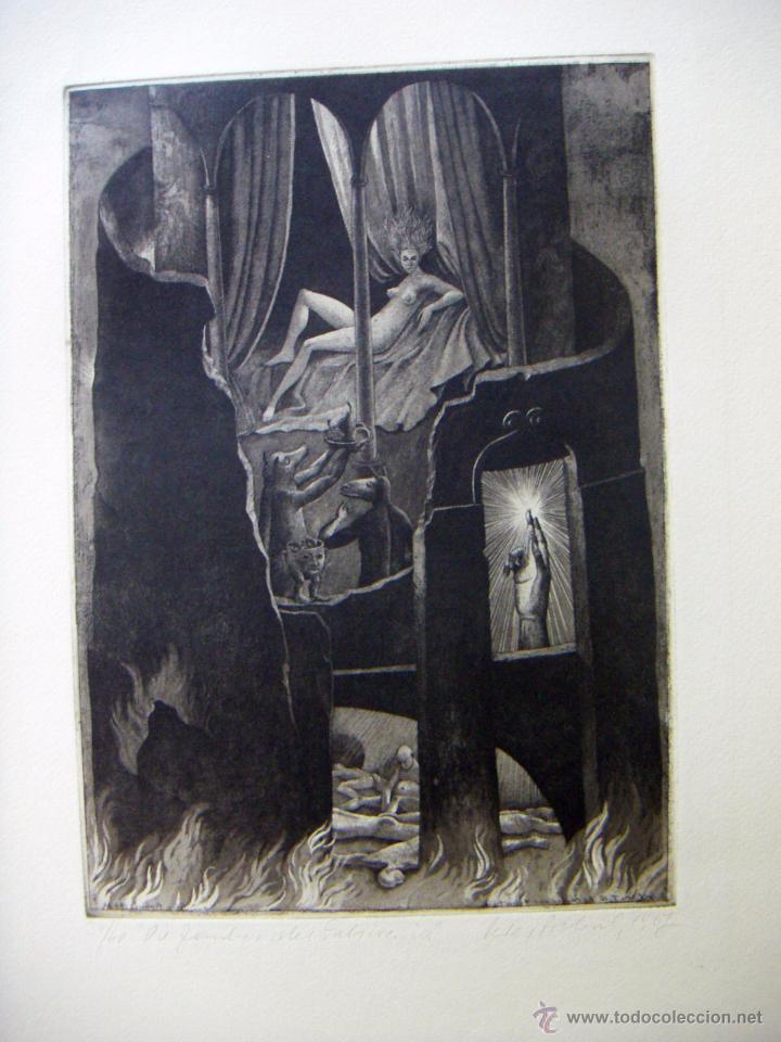 Arte: Grabado Aguafuerte de Peter Proksch - Foto 1
