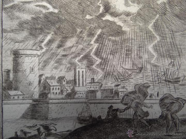 Arte: Vientos de tormenta, 1650. Mallet - Foto 2