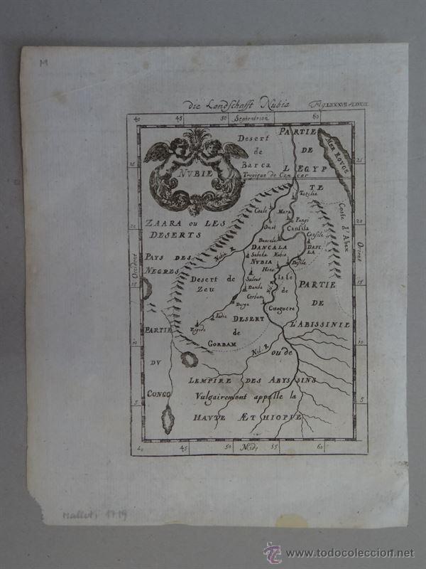 Arte: Nubia (Egipto), 1719.Mallet - Foto 3