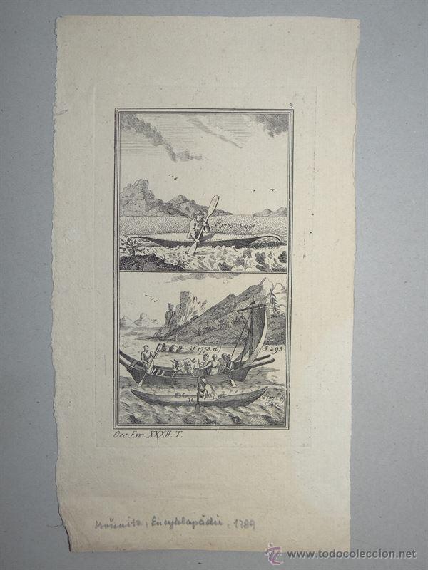Arte: Embarcaciones marinas, 1789. Kr&uuml;nitz - Foto 1
